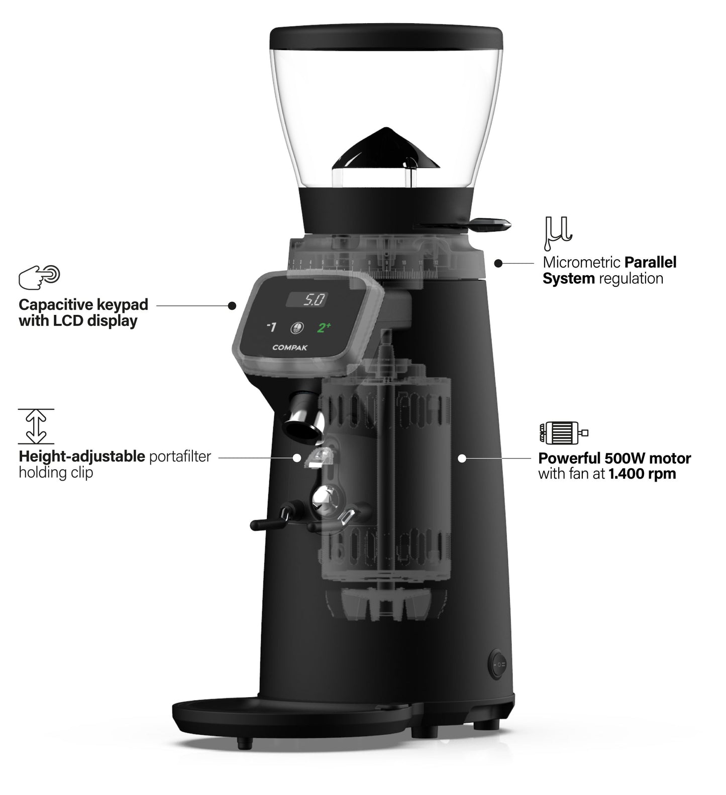 Molinillo De Café Compak I3 Pro On Demand