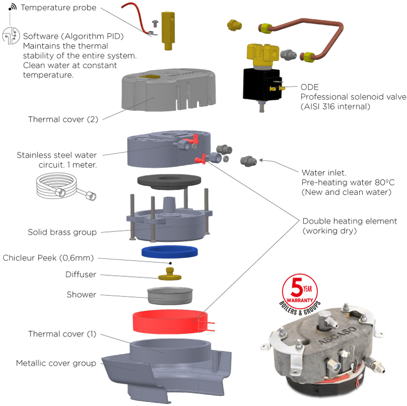 Ascaso Baby T Plus 1 Group Automatic