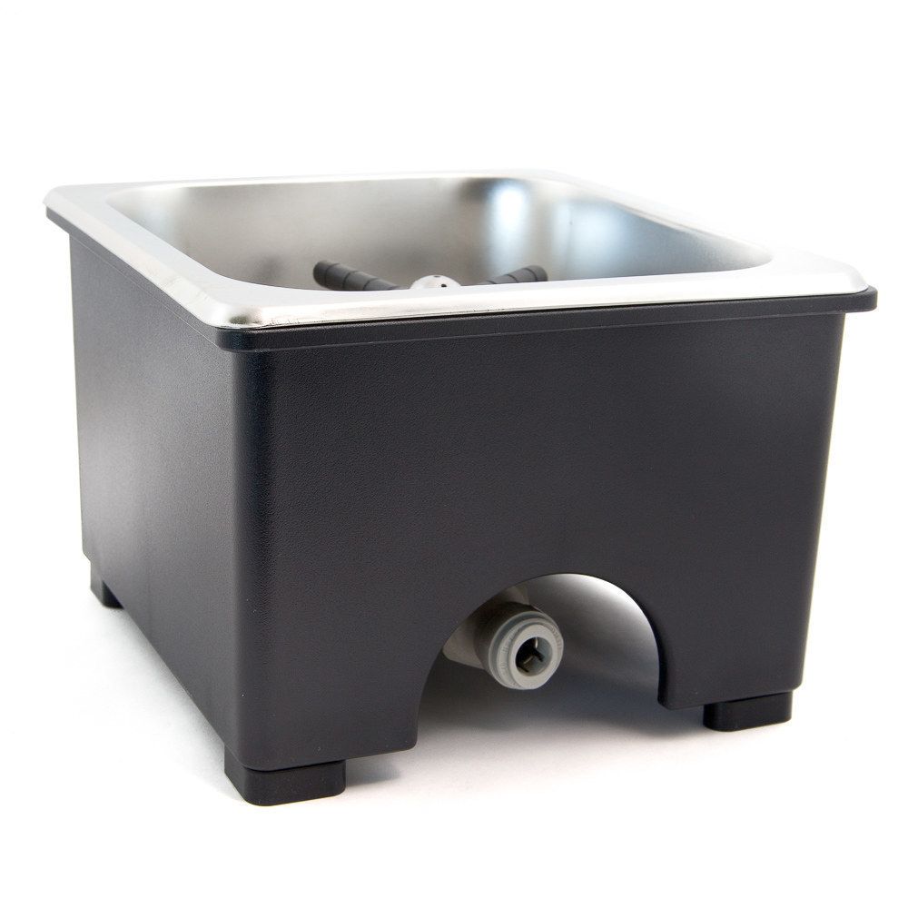 Barra para encimera y enjuague de 6" x 6" - Aprobado por NSF