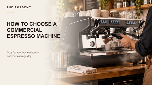 How to Choose a Commercial Espresso Machine