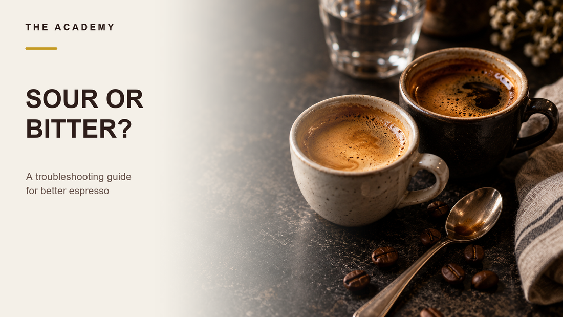 Espresso Sour vs Bitter — Troubleshooting Guide