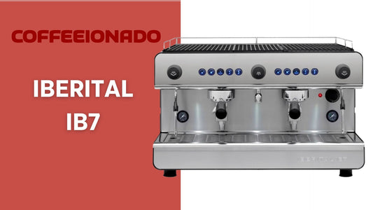 Iberital IB7 two-group commercial espresso machine