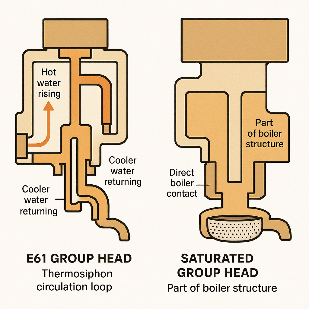 E61 vs Saturated Group Head: What's the Difference?
