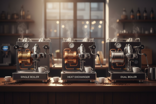 Single Boiler vs Heat Exchanger vs Dual Boiler Espresso Machines: What's the Difference?