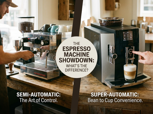 Semi-Automatic vs Super-Automatic Espresso Machines: What's the Difference?