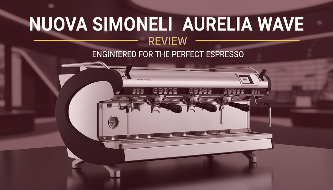 Nuova Simonelli Aurelia Wave three-group commercial espresso machine