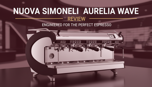Nuova Simonelli Aurelia Wave three-group commercial espresso machine