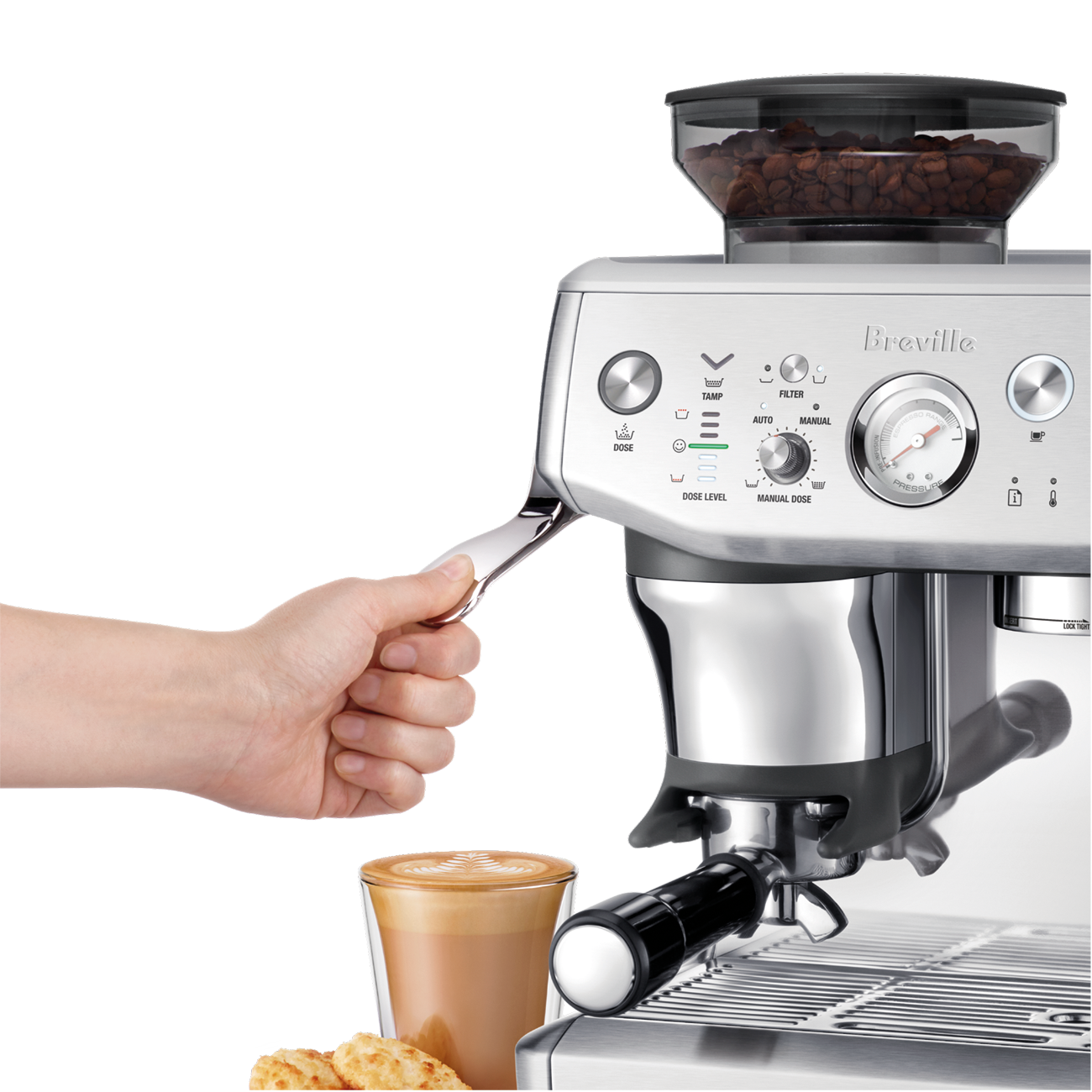 Breville Barista Express Impress Espresso Machine