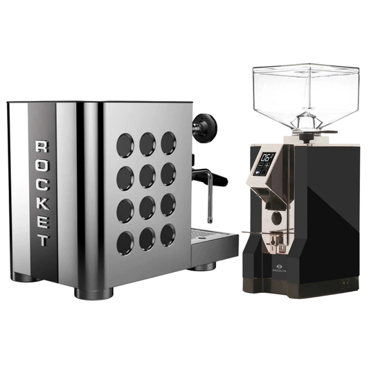 Home Espresso Bundle: Rocket Appartamento TCA + Eureka Specailita