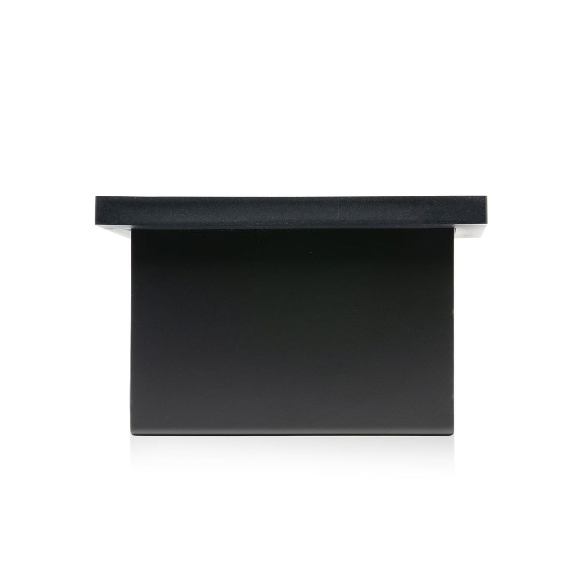 Stainless Steel Knockbox Closed Bottom - Black (6" x 7" x 4")