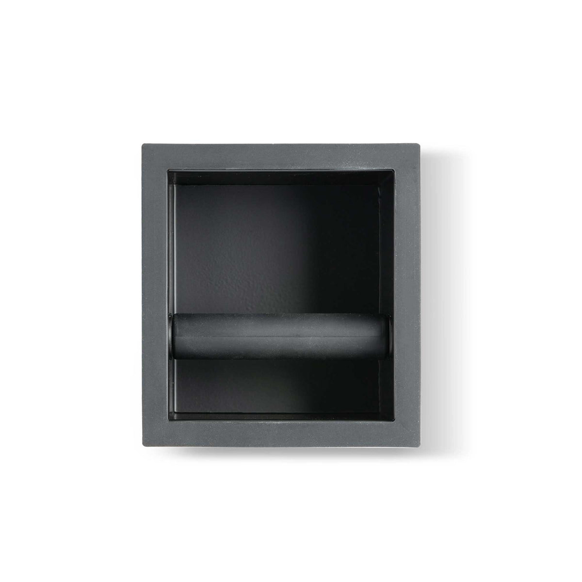 Stainless Steel Knockbox Closed Bottom - Black (6" x 7" x 4")