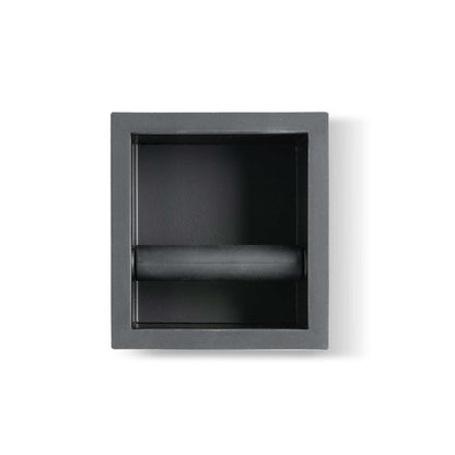 Stainless Steel Knockbox Closed Bottom - Black (6" x 7" x 4")