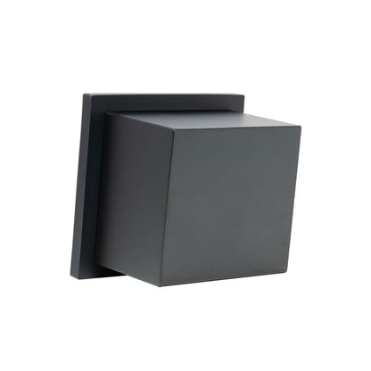 Stainless Steel Knockbox Closed Bottom - Black (6" x 7" x 4")