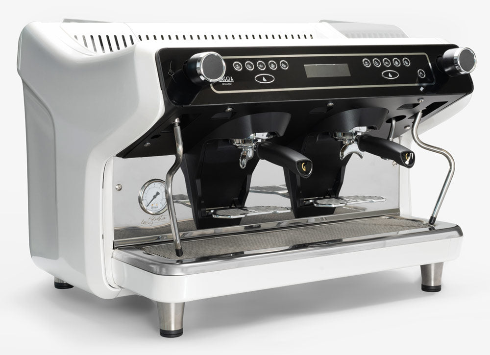 Máquina de café expreso comercial alta Gaggia La Giusta de 2 grupos