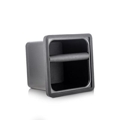 Barista Basics Caja de golpe de acero inoxidable (6" x 5,5" x 4")
