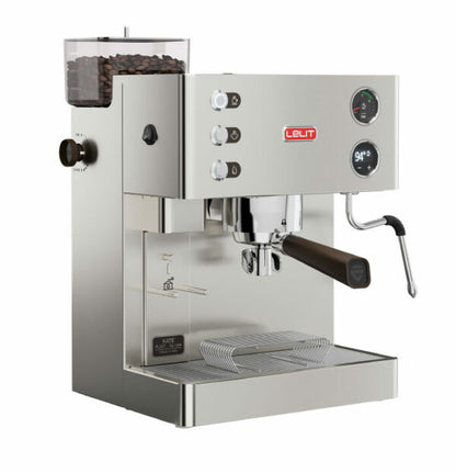 Cafetera espresso Lelit Kate con molinillo incorporado