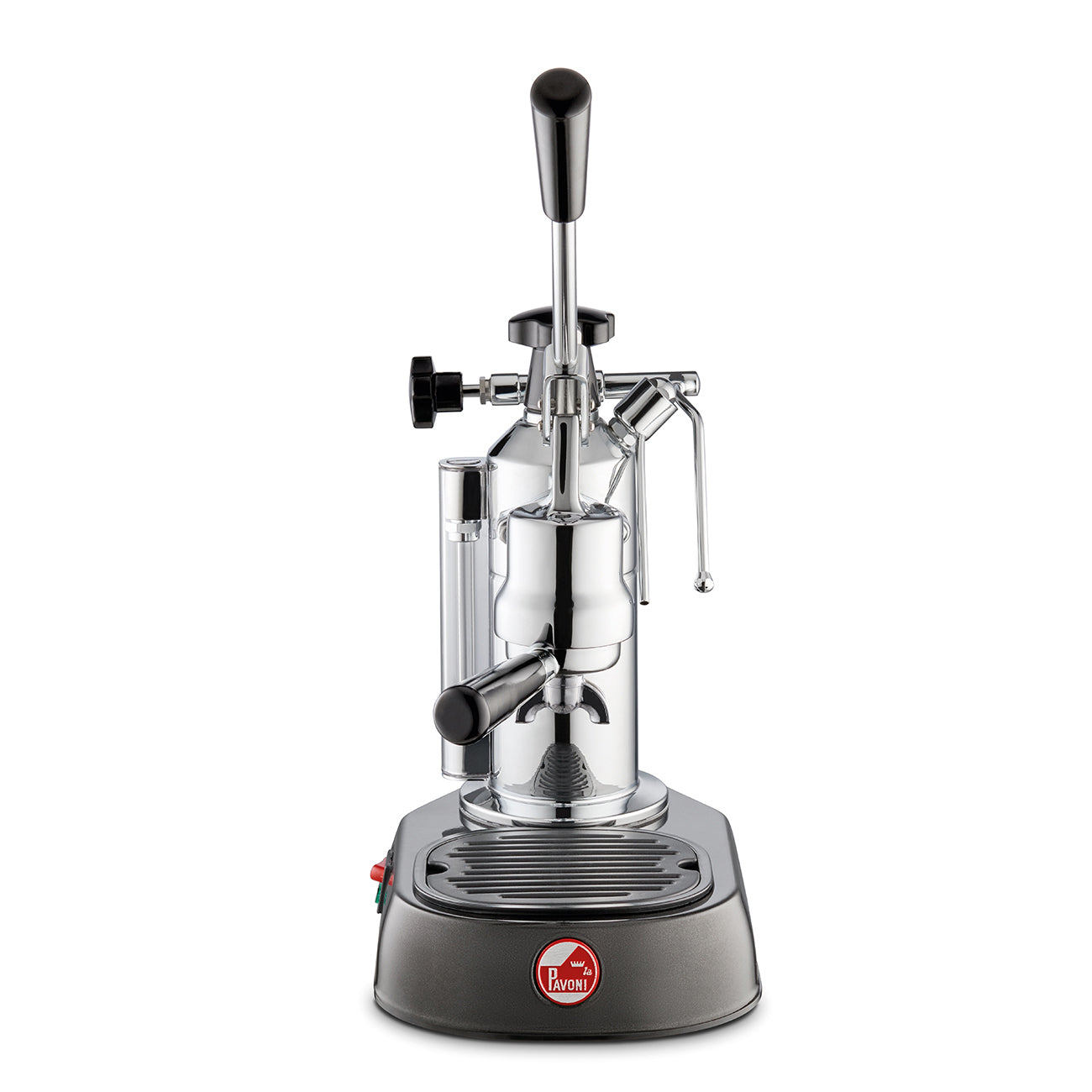 La Pavoni (US Version) Europiccola Lever Espresso Chrome/Black, EPBB-8