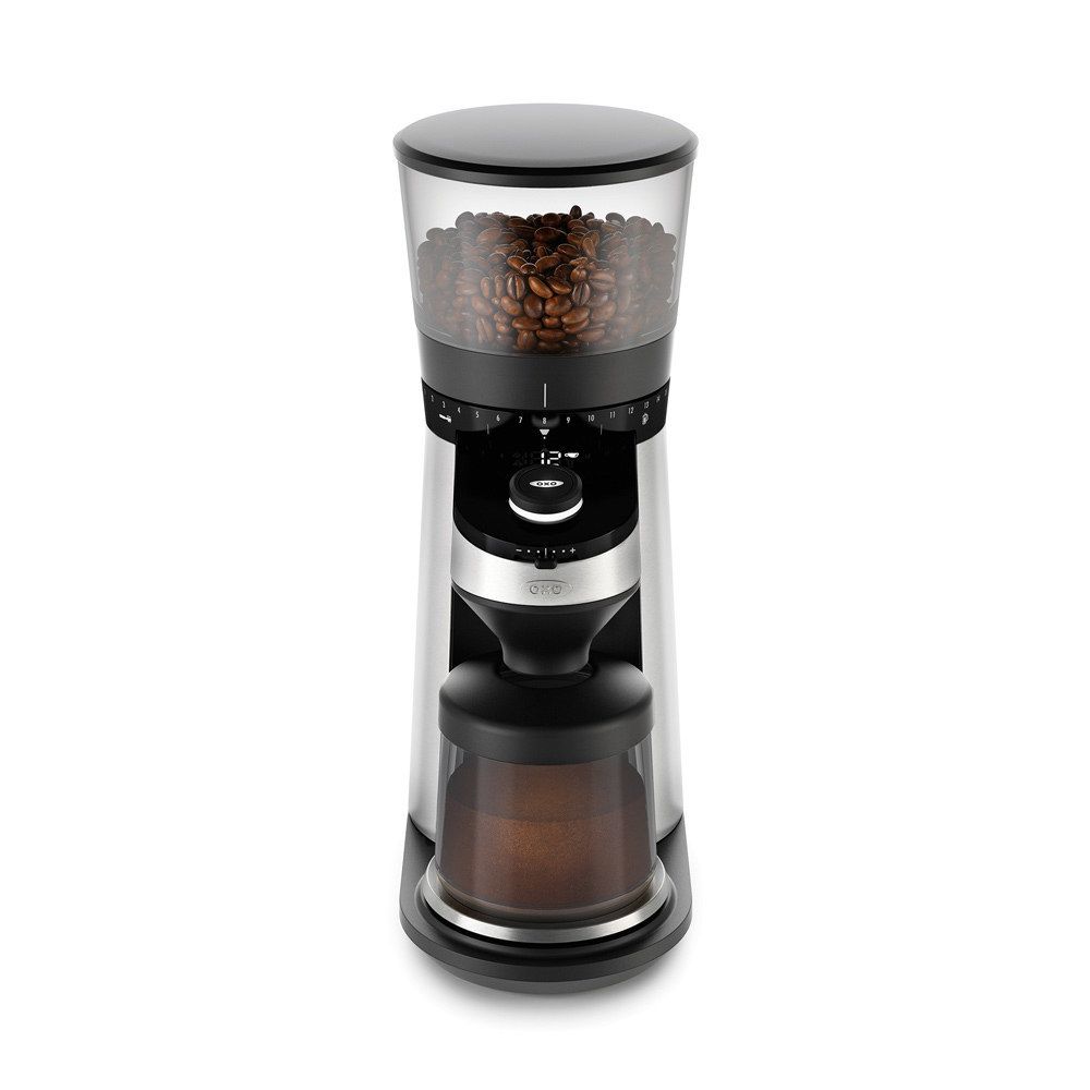 Conical Burr Coffee Grinder with Scale by OXO – Coffeeionado