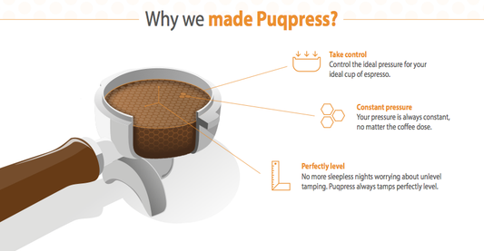 Puqpress Q PRO Automatic Tamper, controls detail