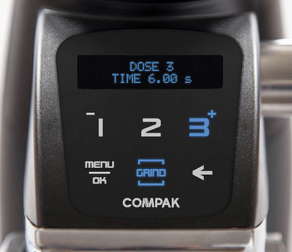 Compak F10 Fresh Black On Demand Grinder - Coffeeionado - 2