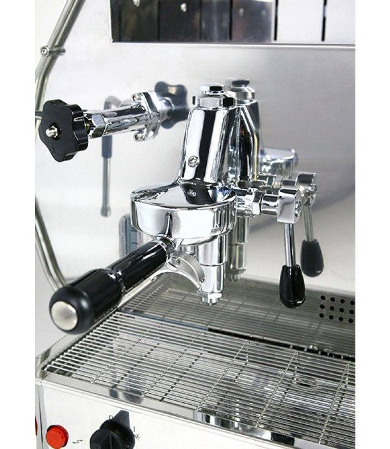 La Pavoni Bar-Star 2 Group Volumetric Commercial | Espresso Machine, Red