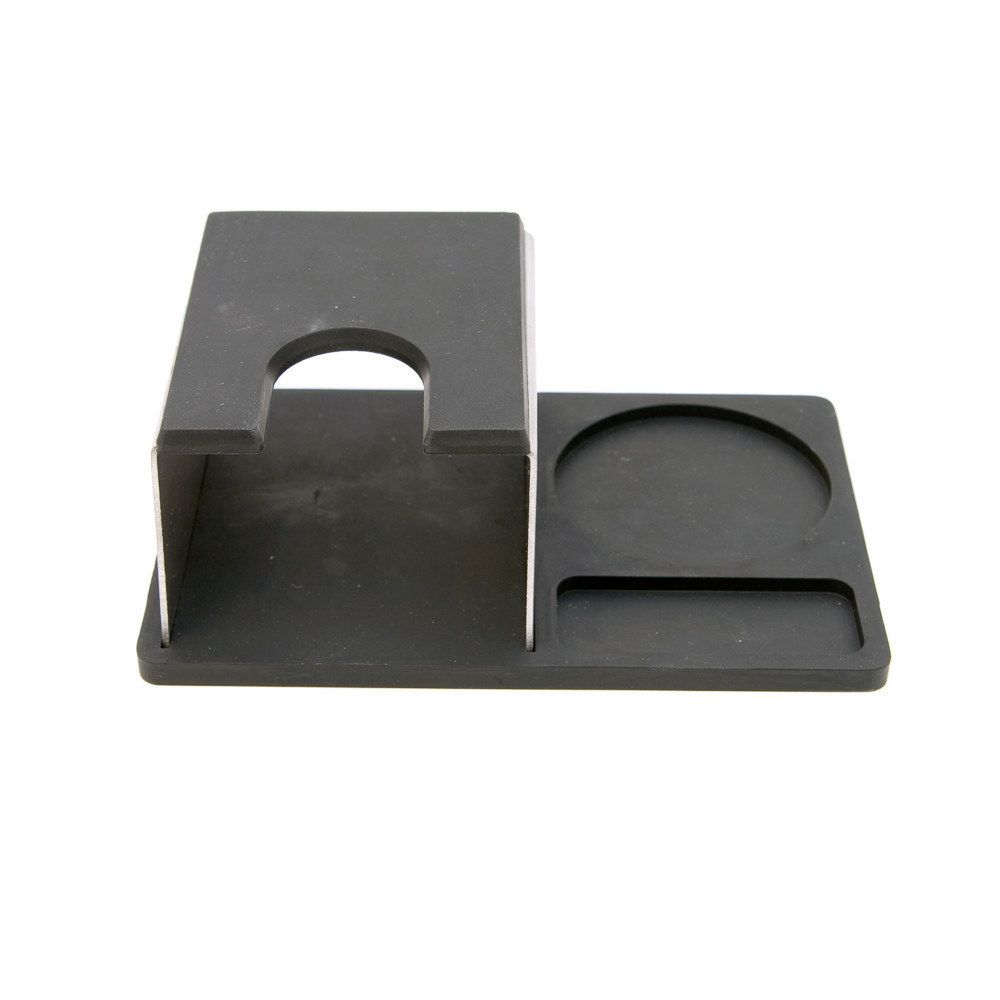 Soporte de apisonador de acero con base de goma y soporte de apisonador de EP