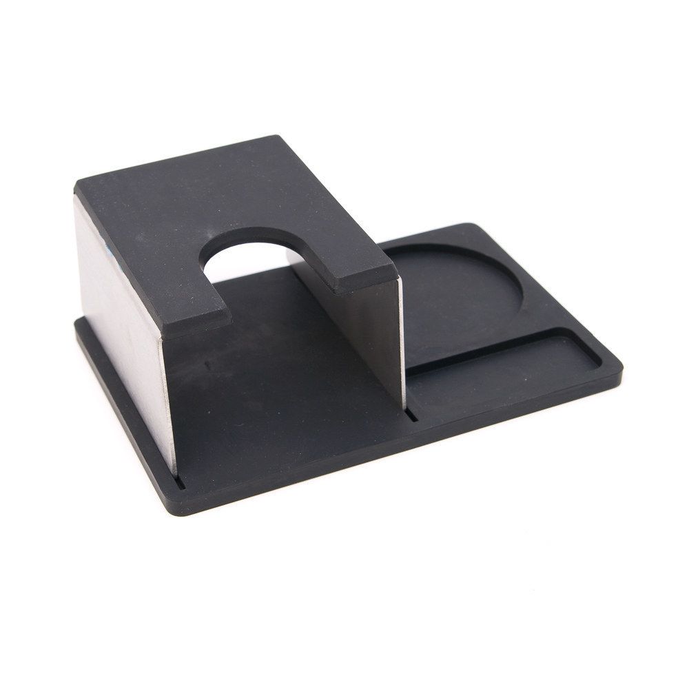 Soporte de apisonador de acero con base de goma y soporte de apisonador de EP