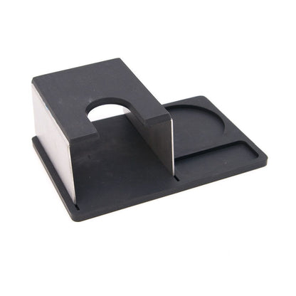 Soporte de apisonador de acero con base de goma y soporte de apisonador de EP