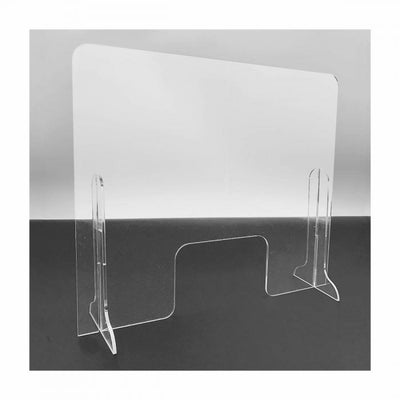 Protector de mostrador protector contra estornudos acrílico grande de 30 "x 32" de EP