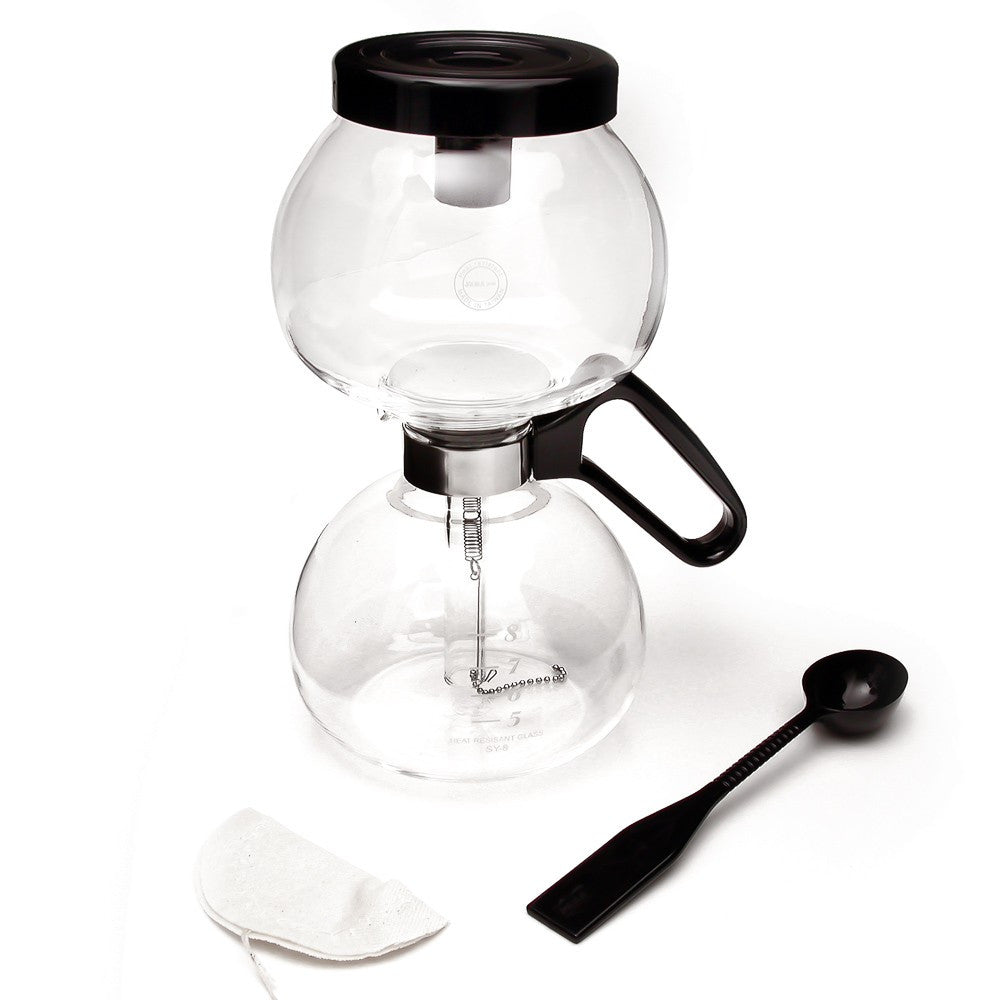 Yama Glass Stovetop Coffee Siphon (8 Cup) - Coffeeionado